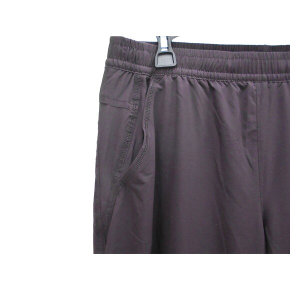 Eddie Bauer Pants Rainier Women Size 10 (33x32) Purple Flannel Lined Jogger - Picture 7 of 11